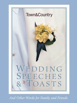 Town & Country Wedding Speeches & Toasts - ebook